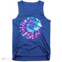Volleyball Tie Dye Blue Purple Tank Top thumb 0