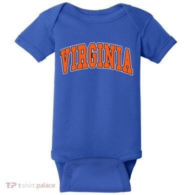 Virginia Throwback Design Classic Baby Bodysuit