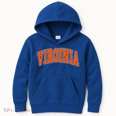 Virginia Throwback Design Classic Kids Hoodie