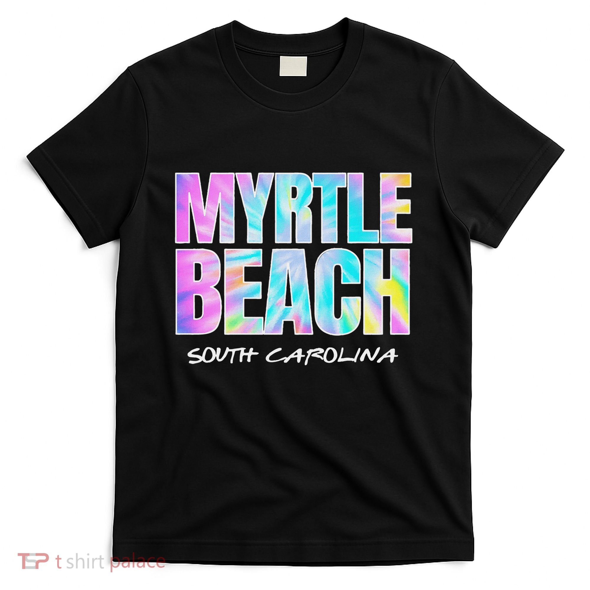 Vintage Tie Dye Myrtle Beach South Carolina Souvenir T-Shirt