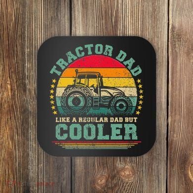 Vintage Tractor Dad Like A Regular Dad Tractor Father's Day Coaster