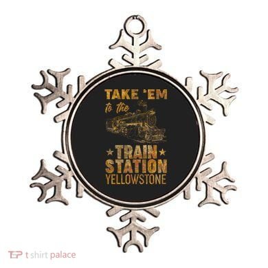 Vintage Take Em To The Train Station Ornament