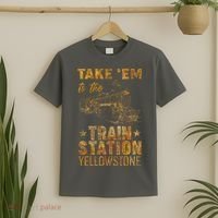 Vintage Take Em To The Train Station T-Shirt thumb 2