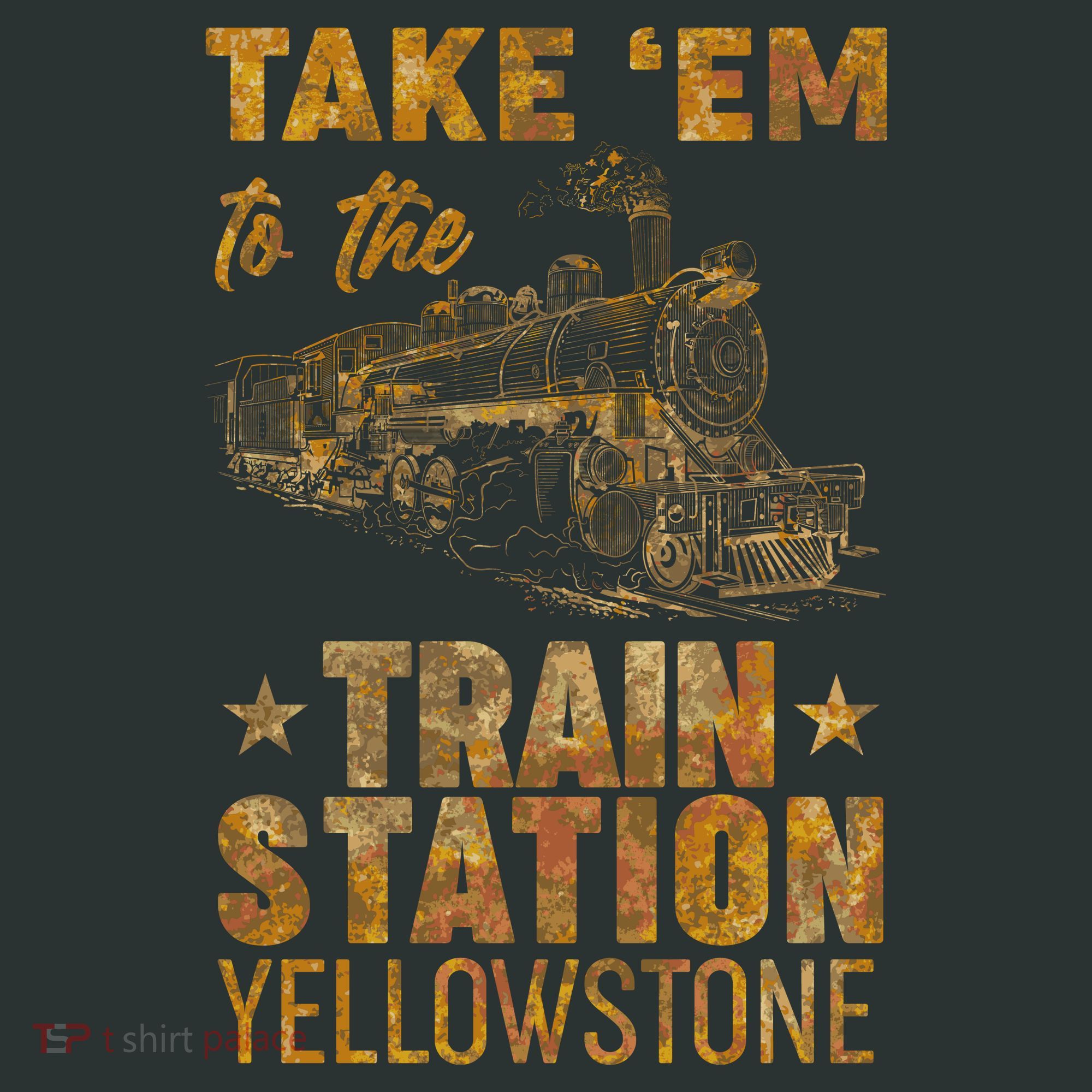 Vintage Take Em To The Train Station T-Shirt