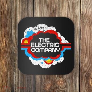 Vintage The Electric Company Coaster