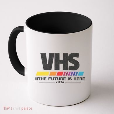 Vhs The Future Is Here 1976 Vintage Coffee Mug