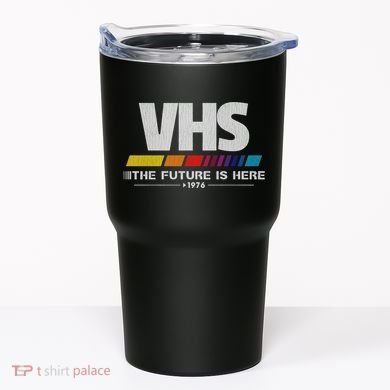 Vhs The Future Is Here 1976 Vintage Tumbler
