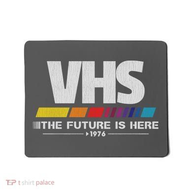 Vhs The Future Is Here 1976 Vintage Mousepad