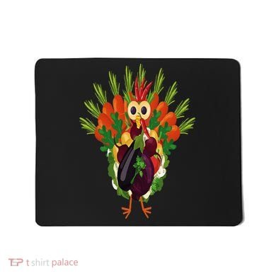 Vegan Thanksgiving Funny Vegetable Meatless Turkey Mousepad