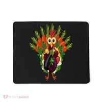 Vegan Thanksgiving Funny Vegetable Meatless Turkey Mousepad thumb 0