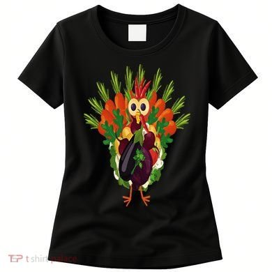Vegan Thanksgiving Funny Vegetable Meatless Turkey Women's T-Shirt