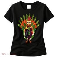 Vegan Thanksgiving Funny Vegetable Meatless Turkey Women's T-Shirt thumb 0