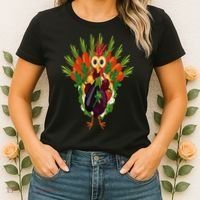 Vegan Thanksgiving Funny Vegetable Meatless Turkey Women's T-Shirt thumb 2