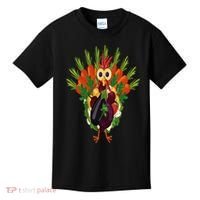 Vegan Thanksgiving Funny Vegetable Meatless Turkey Kids T-Shirt thumb 0