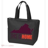 Virginia Tech Football Win This Is Home Tote Bag thumb 3