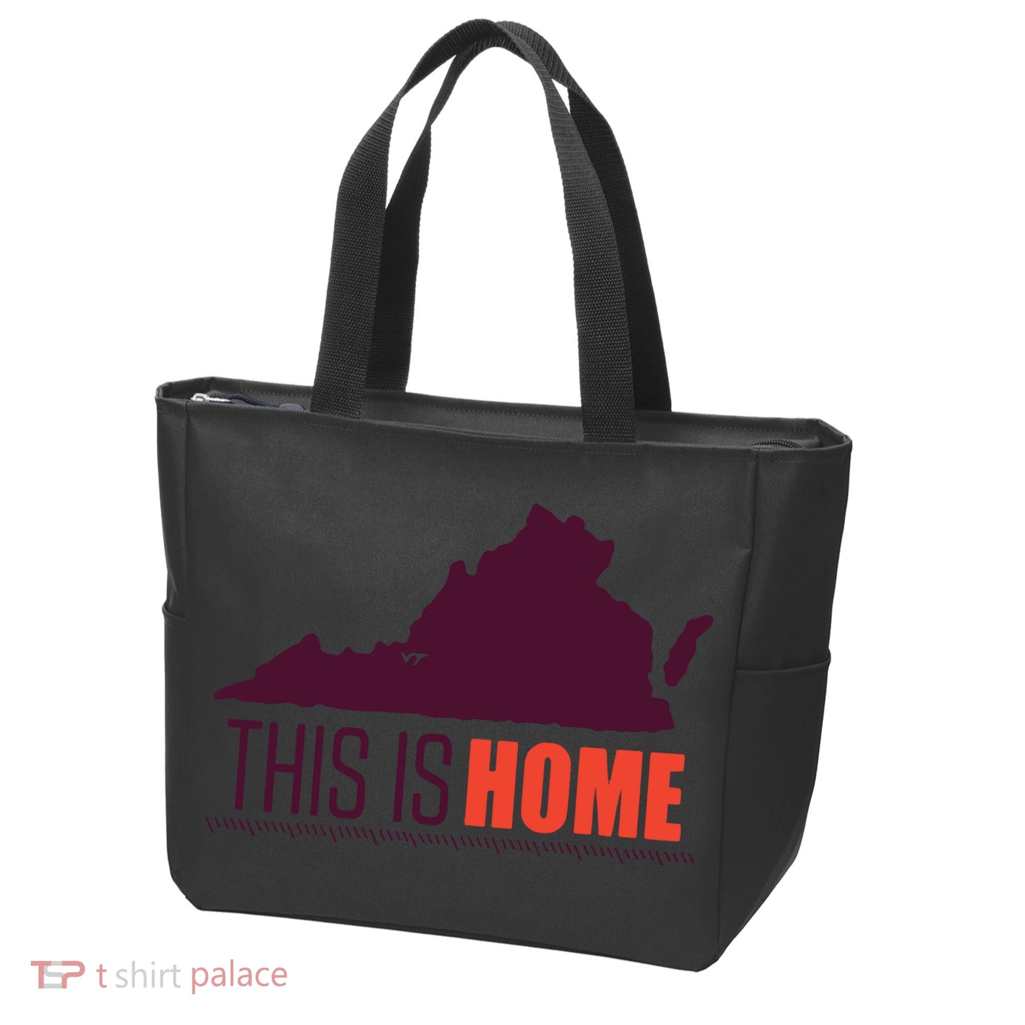 Virginia Tech Football Win This Is Home Tote Bag