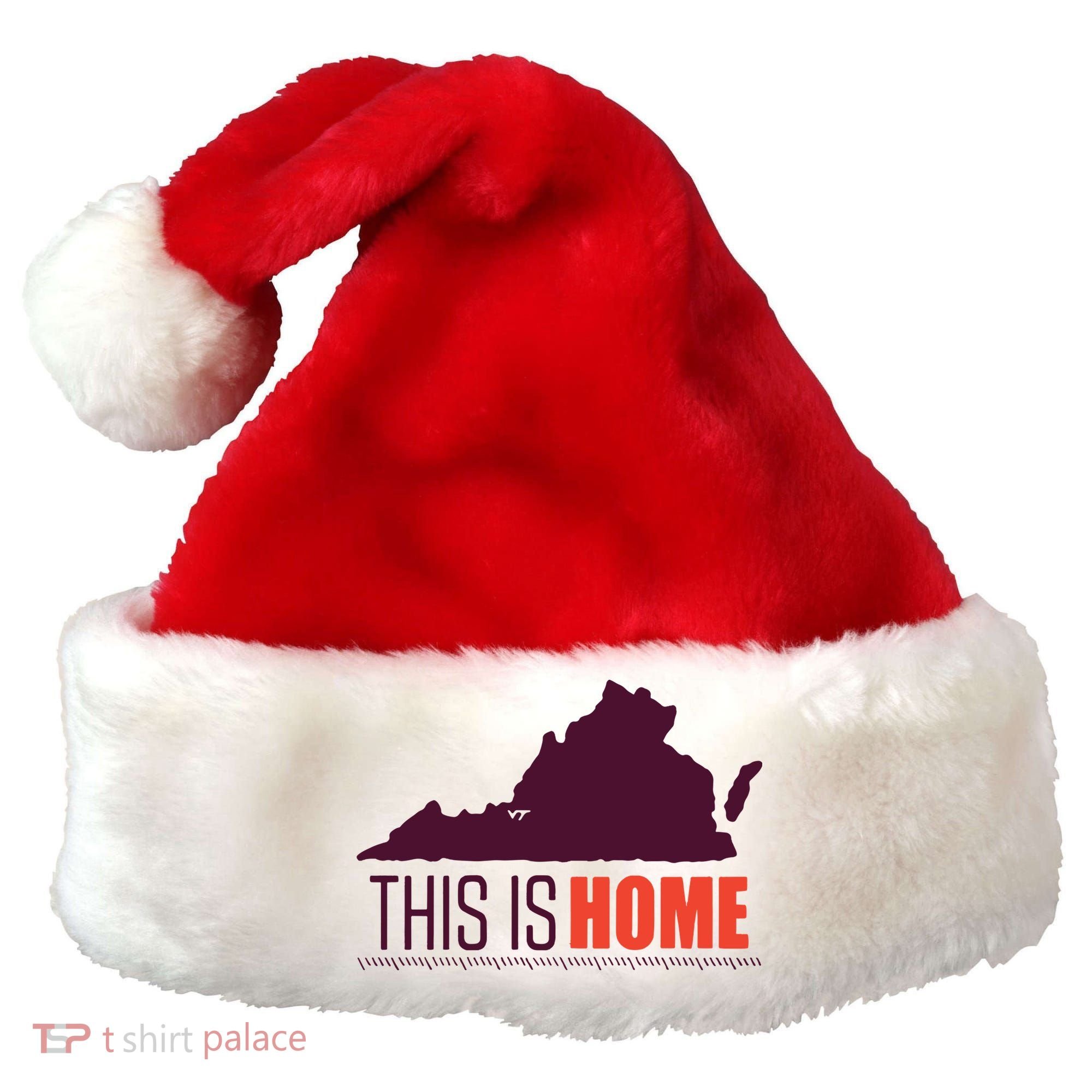 Virginia Tech Football Win This Is Home Santa Hat
