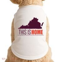 Virginia Tech Football Win This Is Home Doggie Tank thumb 0