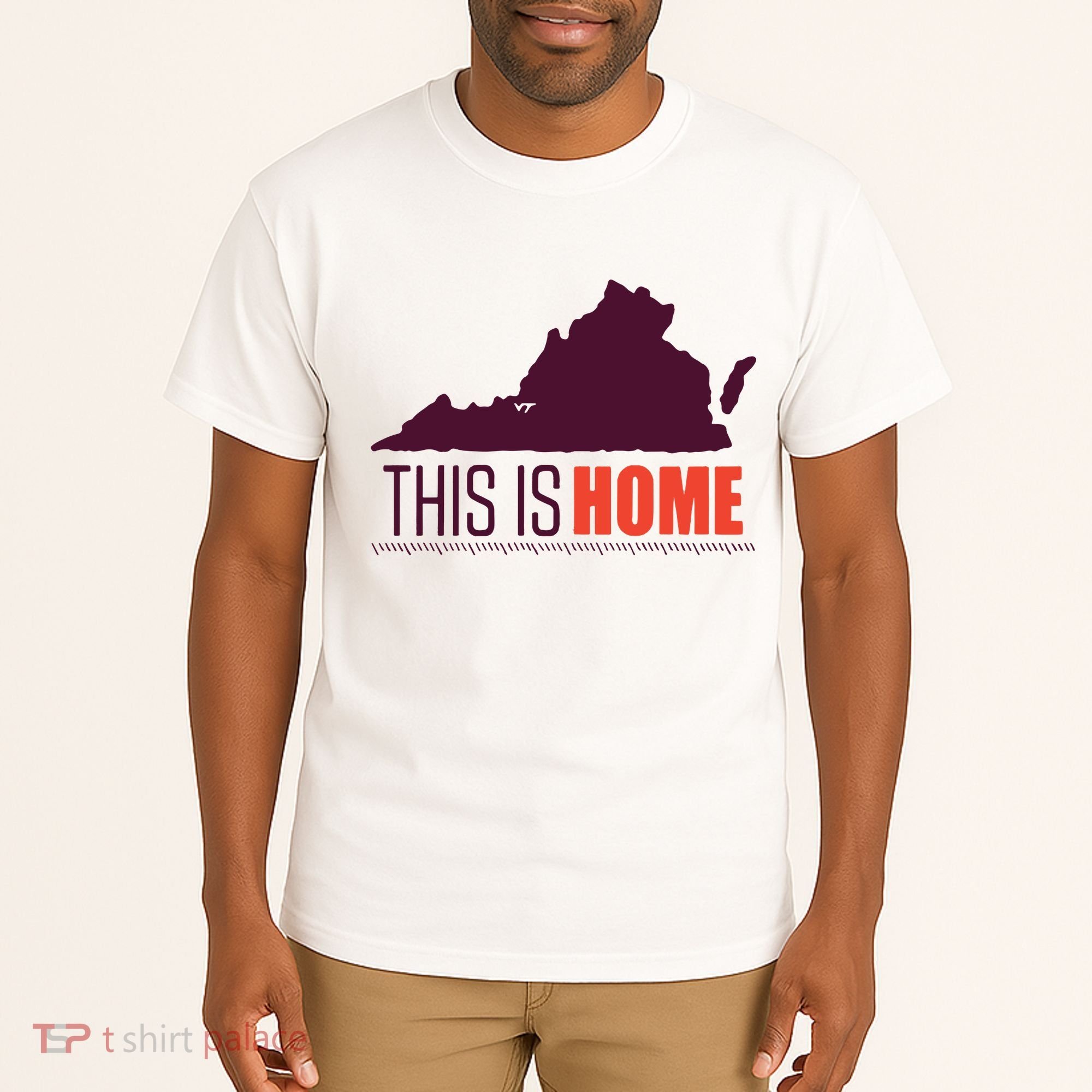 Virginia Tech Football Win This Is Home Tall T-Shirt