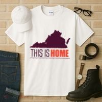 Virginia Tech Football Win This Is Home Tall T-Shirt thumb 3