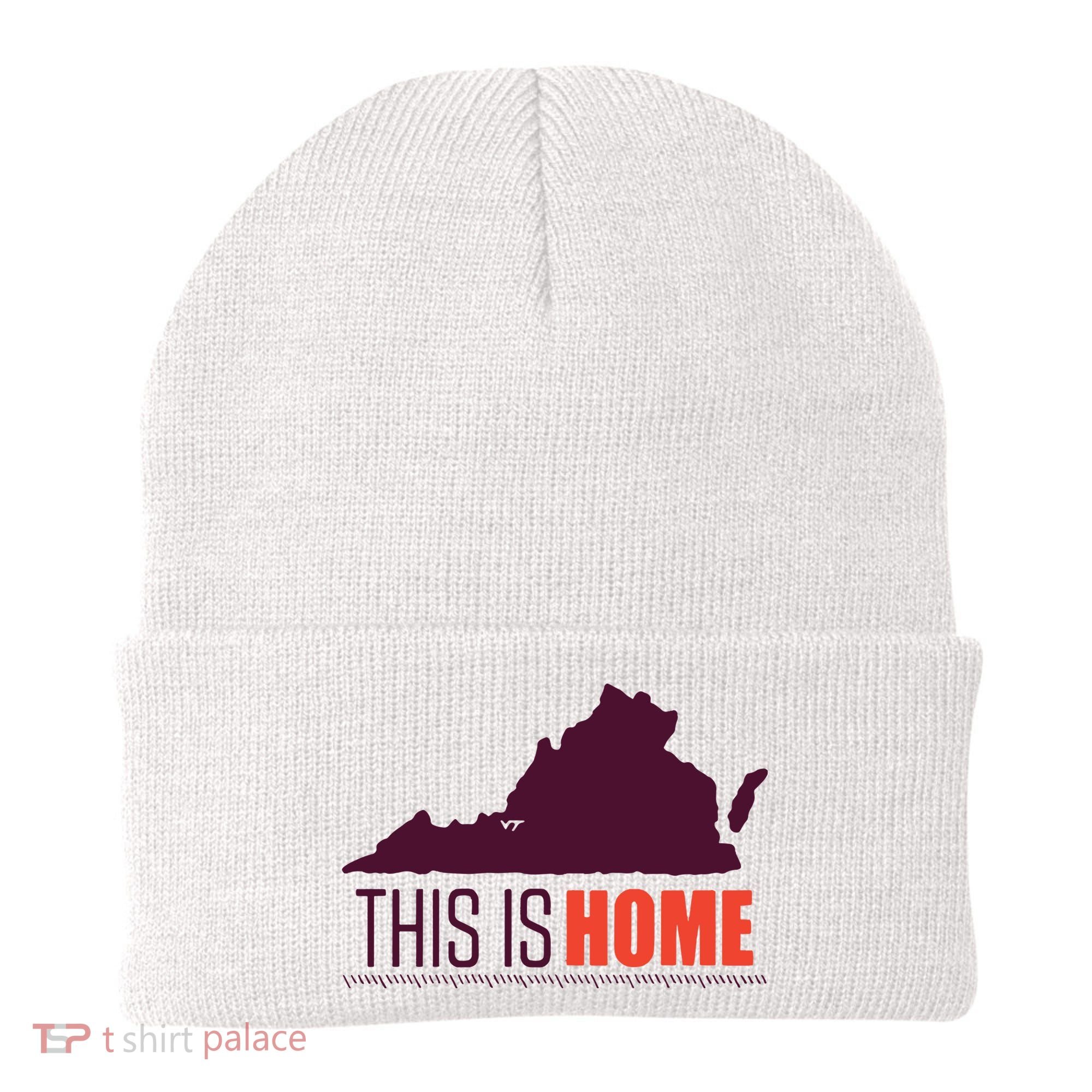 Virginia Tech Football Win This Is Home Beanie