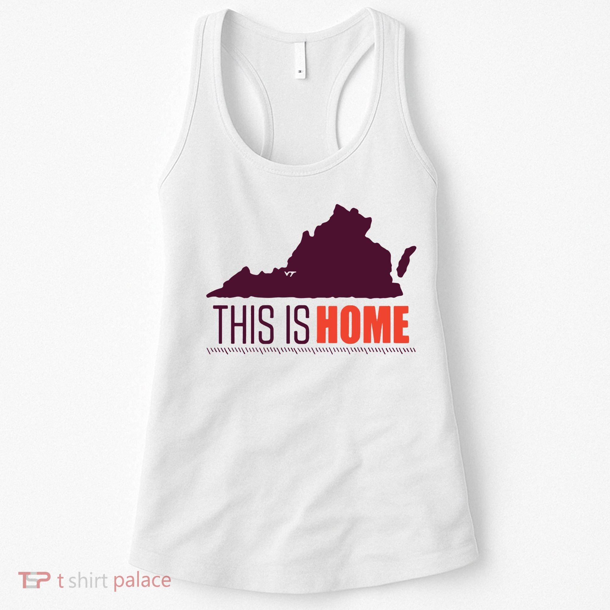 Virginia Tech Football Win This Is Home Women's Tank Top