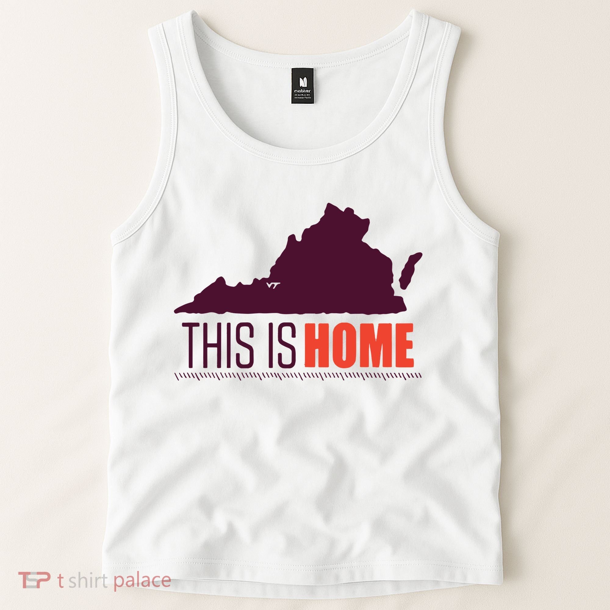 Virginia Tech Football Win This Is Home Tank Top
