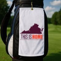 Virginia Tech Football Win This Is Home Golf Towel thumb 2