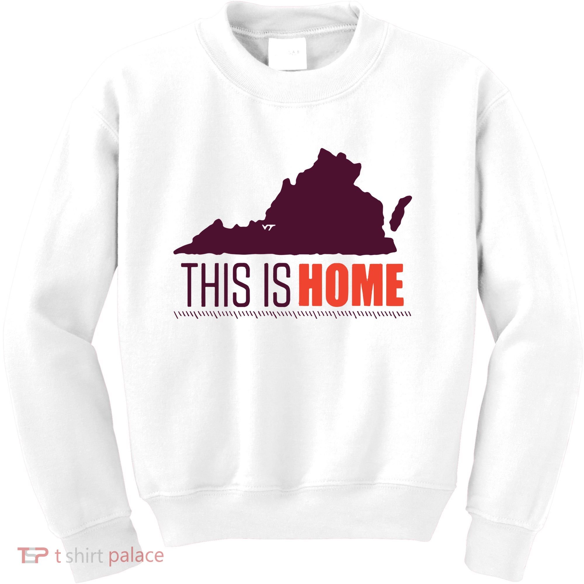 Virginia Tech Football Win This Is Home Kids Sweatshirt