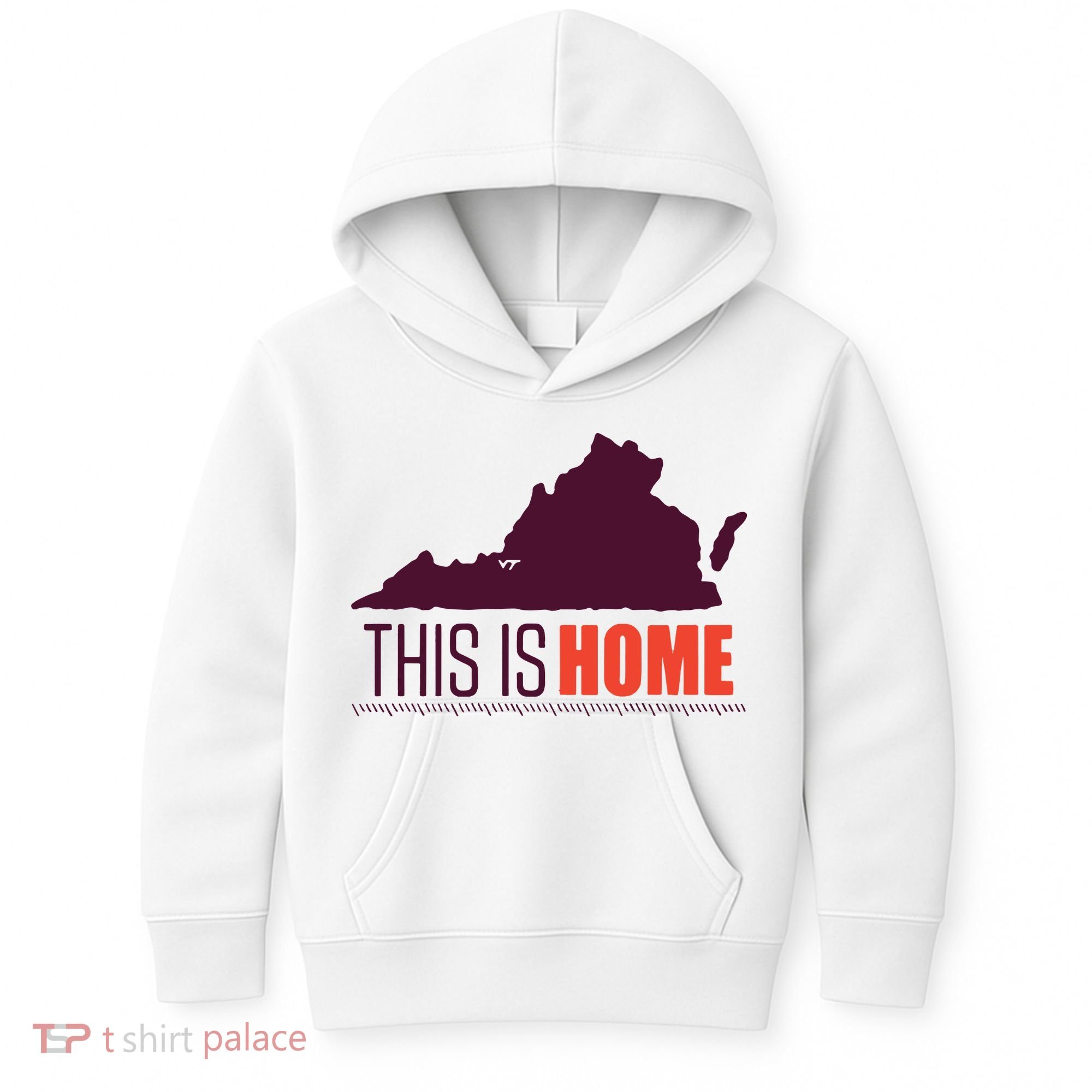 Virginia Tech Football Win This Is Home Kids Hoodie
