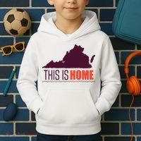 Virginia Tech Football Win This Is Home Kids Hoodie thumb 2