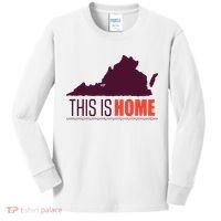 Virginia Tech Football Win This Is Home Kids Long Sleeve Shirt thumb 0