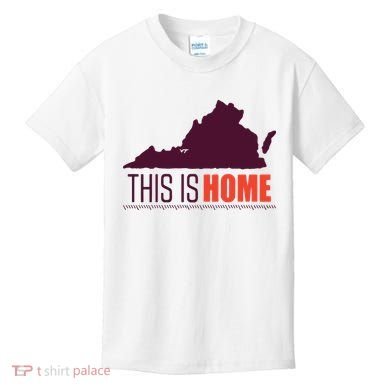 Virginia Tech Football Win This Is Home Kids T-Shirt