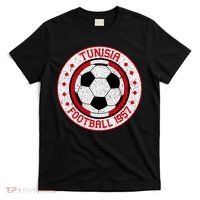 Vintage Tunisia Football 1957 Soccer T-Shirt thumb 0