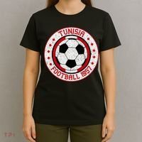 Vintage Tunisia Football 1957 Soccer T-Shirt thumb 4