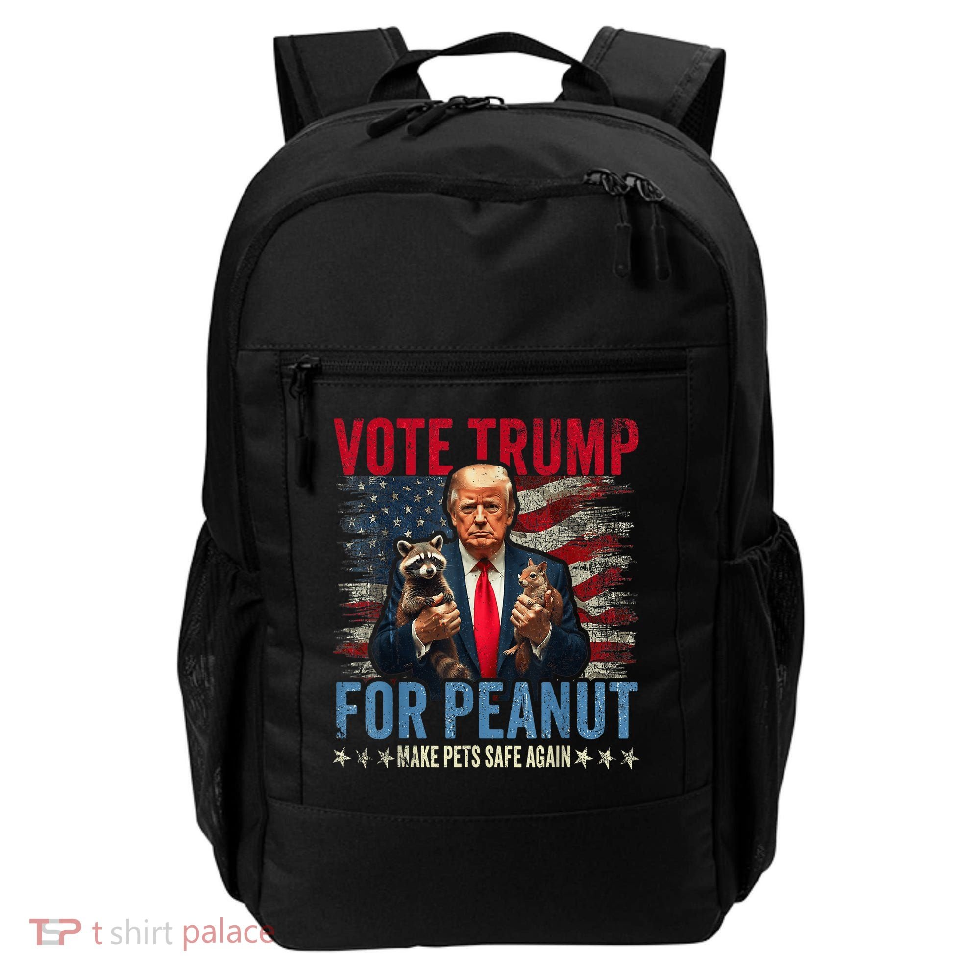 Vote Trump For Peanut The Squirrel Make Pets Safe Again Us President Backpack