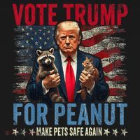 Vote Trump For Peanut The Squirrel Make Pets Safe Again Us President Ornament thumb 1