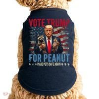 Vote Trump For Peanut The Squirrel Make Pets Safe Again Us President Doggie Tank thumb 0