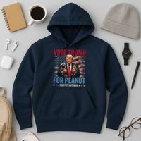 Vote Trump For Peanut The Squirrel Make Pets Safe Again Us President Hoodie thumb 3