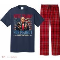 Vote Trump For Peanut The Squirrel Make Pets Safe Again Us President Pajama Set thumb 0