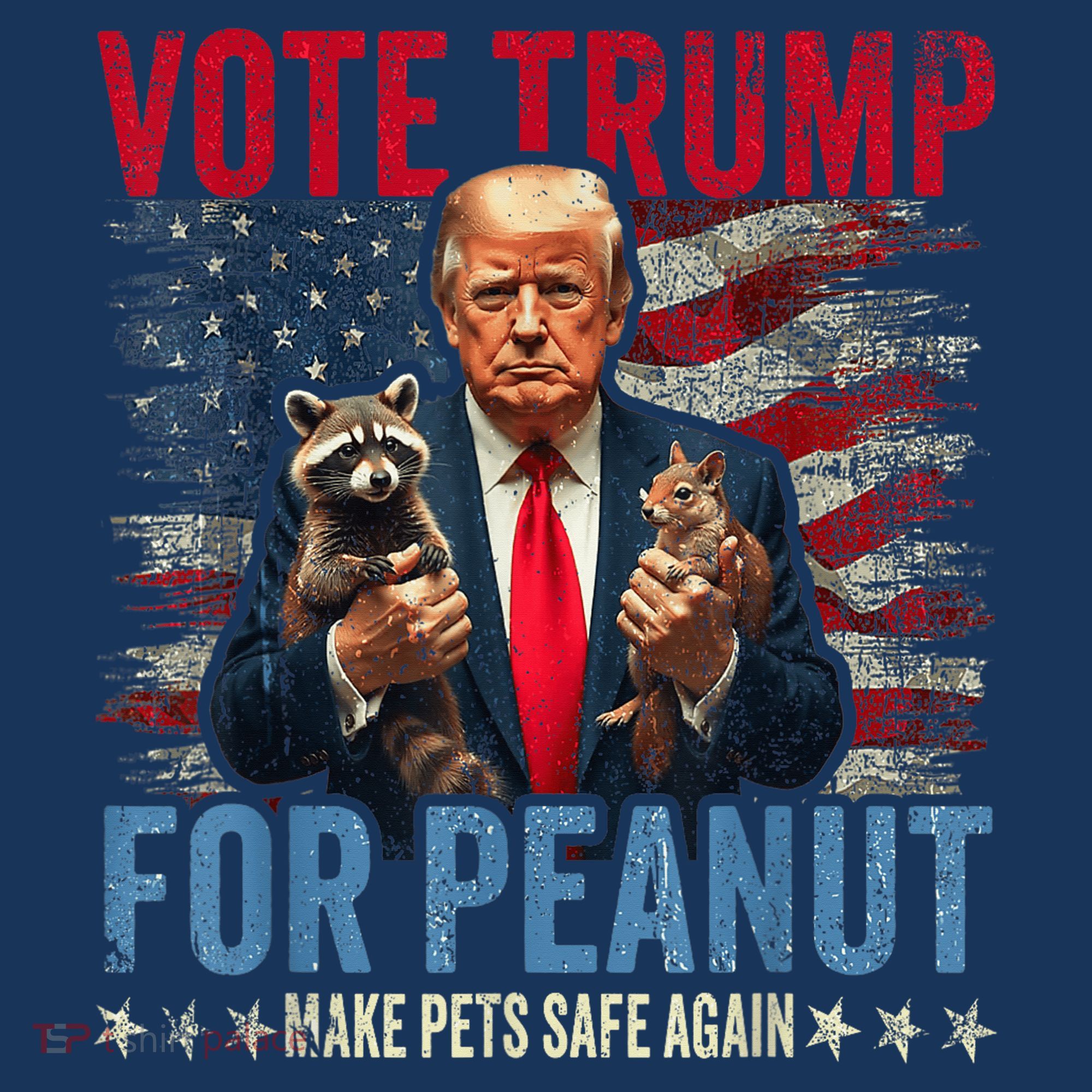 Vote Trump For Peanut The Squirrel Make Pets Safe Again Us President Women's Hoodie