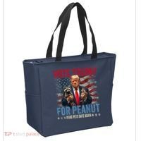 Vote Trump For Peanut The Squirrel Make Pets Safe Again Us President Tote Bag thumb 2