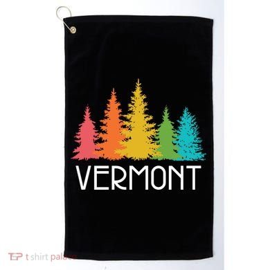 Vermont T Funny Golf Towel