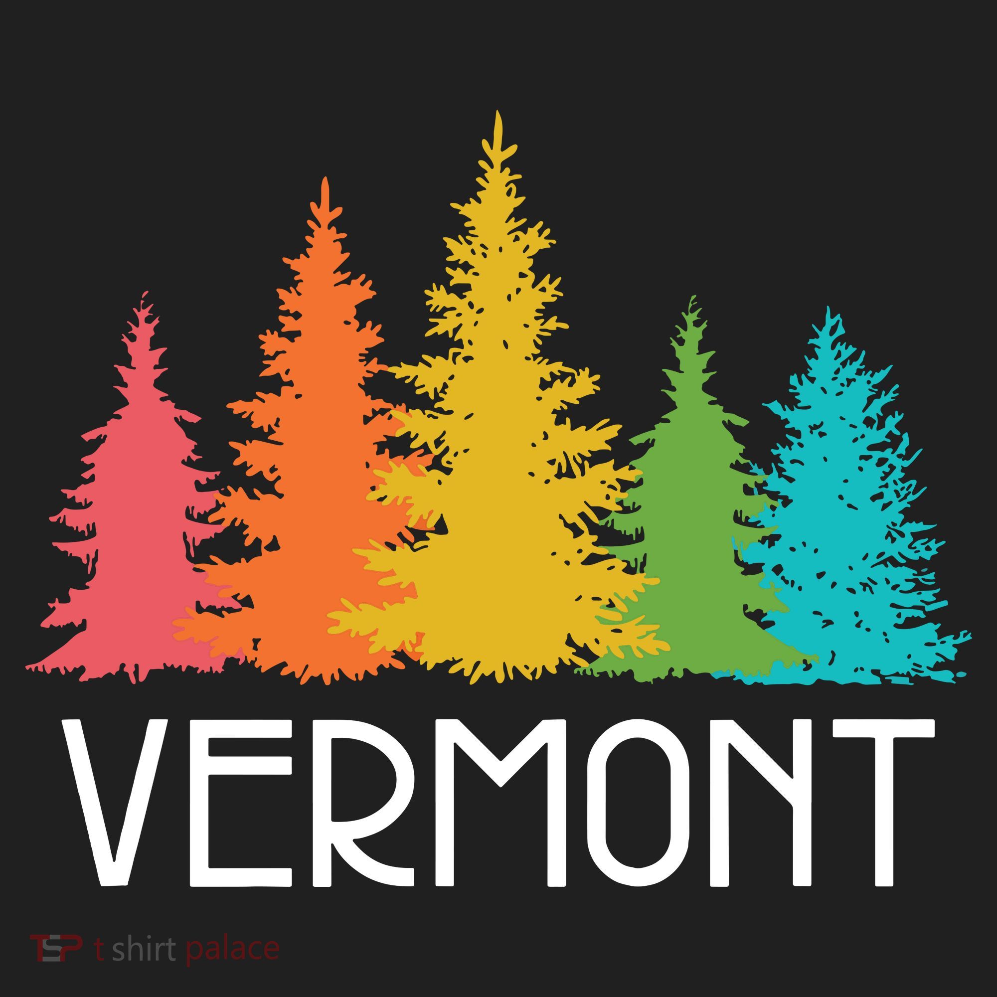 Vermont T Funny Golf Towel