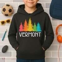 Vermont T Funny Kids Hoodie thumb 2