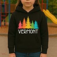 Vermont T Funny Kids Hoodie thumb 3