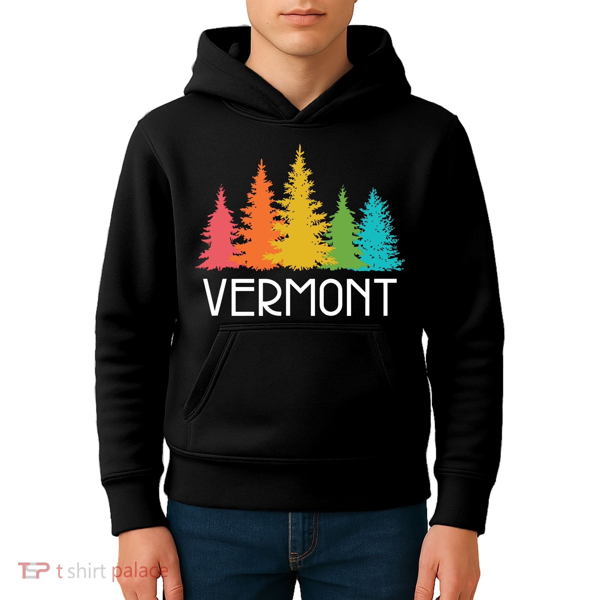Vermont T Funny Kids Hoodie
