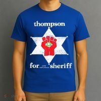 Vintage Thompsons For Sheriff Retro 1970 Distressed Tee T-Shirt thumb 3