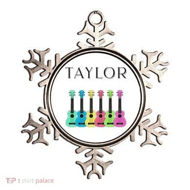 Vintage Taylor Guitar Classic Music Design Ornament