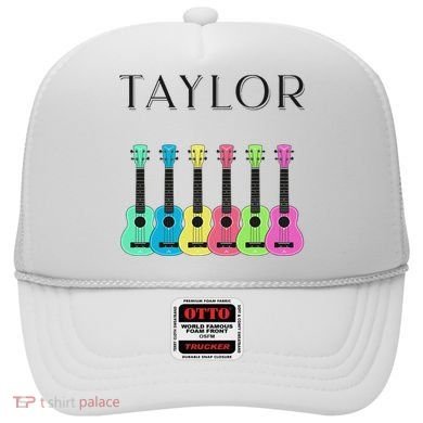 Vintage Taylor Guitar Classic Music Design Hat